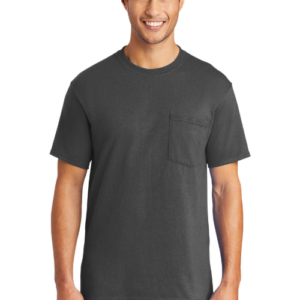 Men's T-shirt With Pocket - Charcoal